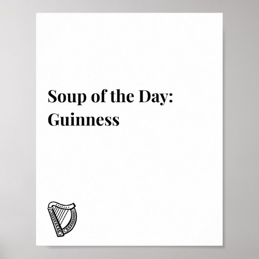 Ierse Quote Poster, Guinness thema Poster (Voorkant)
