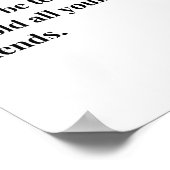 Ierse quote poster, moge uw huis altijd poster (Hoek)
