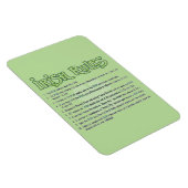 Ierse regels magneet (Rechterzijde)