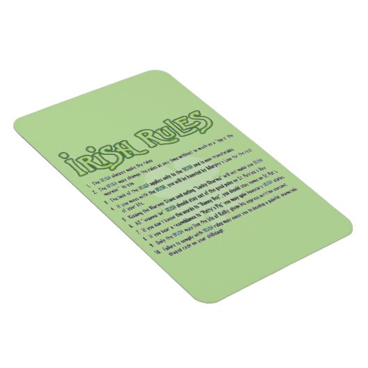 Ierse regels magneet (Rechterzijde)