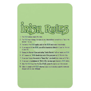 Ierse regels magneet