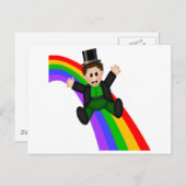 Ierse regenboog briefkaart (Voorkant / Achterkant)