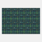 Ierse regenboog St. Patrick Tartan Plaid set 4 Inpakpapier Vel (Voorkant 2)