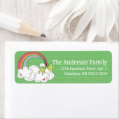Ierse Regenboog St. Patrick's Day Labels (Insitu)