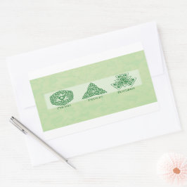 Ierse religieuze vrienden gebeden en zegeningen rechthoekige sticker