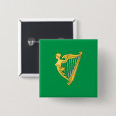 Ierse Republikeinse vlag Vierkante Button 5,1 Cm (Voorkant /achterkant)