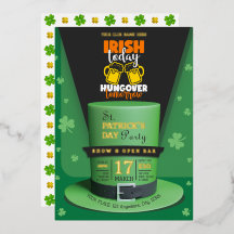 Ierse Retro Moderne St. Patrick's Day Feest Open B