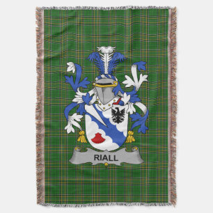 Ierse Riall of Ryle wapenschild familie Crest Ire Deken