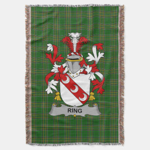 Ierse Ring of O_Ring wapenschild Familie Crest Ir Deken