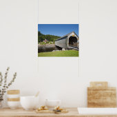 Ierse rivier overdekte brug, St. Martins, New Poster (Keuken)