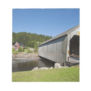 Ierse rivier overdekte brug, St. Martins, Nieuw Notitieblok