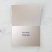 Ierse Rode en Witte Setter Genie Verjaardagskaart Kaart (Binnen)