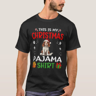 Ierse Rode En Witte Setter Hond Nachtponcho Pyjama T-shirt