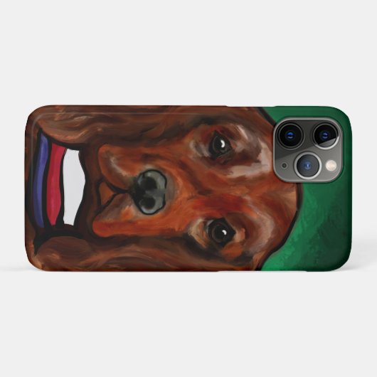 Ierse Rode Setter Case-Mate iPhone Case (Achterkant (horizontaal))