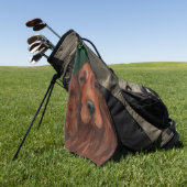 Ierse Rode Setter Golfhanddoek (Groen)