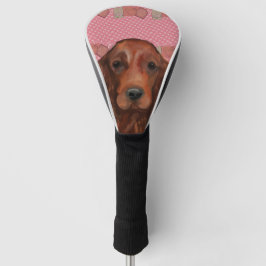 Ierse rode setter golfheadcover