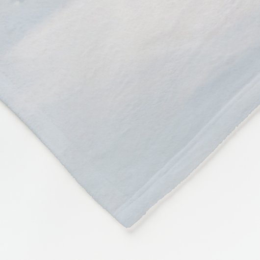 Ierse rode setter hond in sneeuw kerst fleece deken (Hoek)