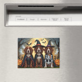Ierse Rode Setter Honden Pompoen Halloween Grappig Magneet (Insitu (Vaatwasser))
