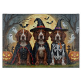 Ierse Rode Setter Honden Pompoen Halloween Grappig Snijplank (Voorkant)