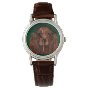 Ierse Rode Setter Horloge