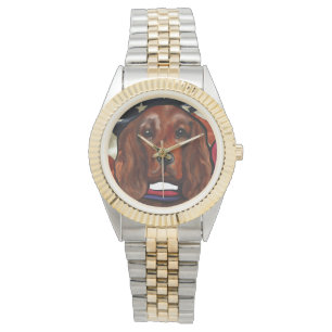 Ierse Rode Setter Horloge