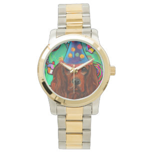 Ierse Rode Setter Horloge