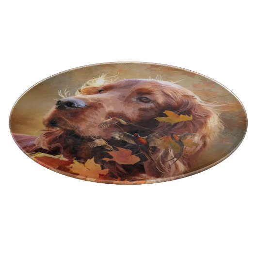 Ierse Rode Setter, Ierse Setter Snijplank (Hoek)