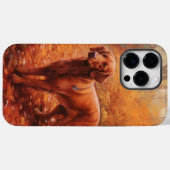 Ierse rode setter in herfst laat Herfst inspireren Case-Mate iPhone Case (Achterkant (horizontaal))