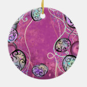 Ierse rode setter keramisch ornament (Achterkant)