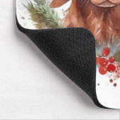 Ierse rode setter kerst krans feestelijke pup muismat (Hoek)