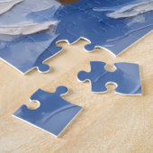 Ierse Rode Setter Kerstboot Vakantie Legpuzzel (Zijkant)