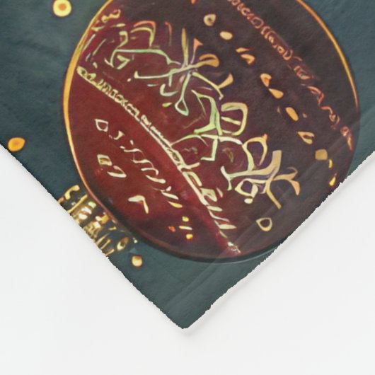 Ierse Rode Setter Kerstvakantie Fleece Deken (Hoek)