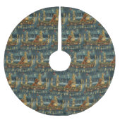 Ierse Rode Setter Kerstvakantie Kerstboom Rok (Voorkant)