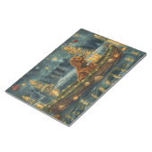 Ierse Rode Setter Kerstvakantie Notitieblok (Schuin)