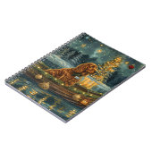 Ierse Rode Setter Kerstvakantie Notitieboek (Linkerzijde)