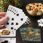 Ierse Rode Setter Kerstvakantie Pokerkaarten (Insitu)