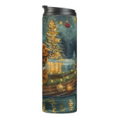 Ierse Rode Setter Kerstvakantie Thermosbeker (Geroteerd rechts)