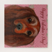 Ierse Rode Setter Legpuzzel (Horizontaal)