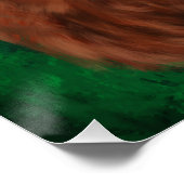 Ierse Rode Setter Perfect Poster (Hoek)