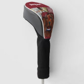 Ierse Rode Setter Postkaart Golfheadcover (Schuin)