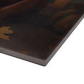 Ierse Rode Setter Puppy Herfst Delight Pompoen Snijplank (Hoek)