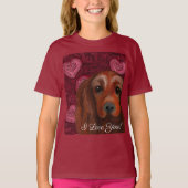 Ierse Rode Setter     T-shirt (Voorkant)