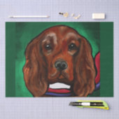 Ierse rode setter tissuepapier (Craft)