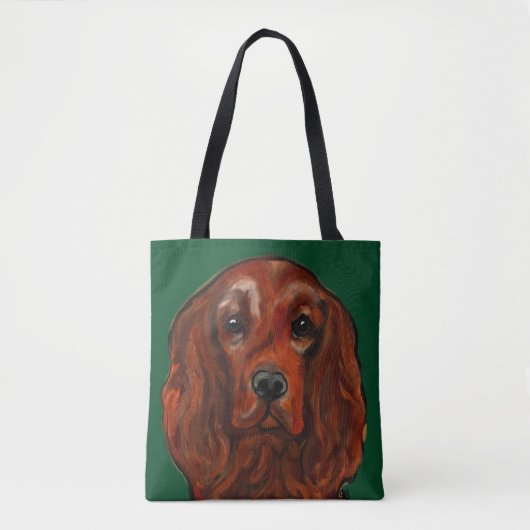 Ierse Rode Setter   Tote Bag (Voorkant)