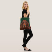 Ierse Rode Setter Tote Bag (Op model)