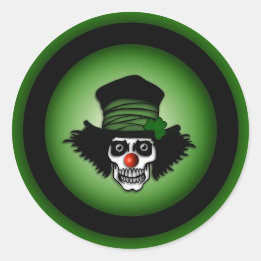 Ierse Ronde Sticker (Voorkant)