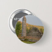 Ierse ronde torens ouder dan 1.000 jaar button 5,7 cm (Voorkant /achterkant)