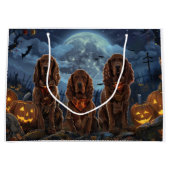 Ierse Rood Setter Halloween Spoken Groot Cadeauzakje (Voorkant)