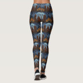 Ierse Rood Setter Halloween Spoken Leggings (Achterkant)