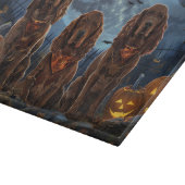 Ierse Rood Setter Halloween Spoken Snijplank (Hoek)